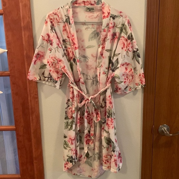 Show Me Your MuMu Women’s Brie Floral Tropical Robe - One Size - Picture 2 of 6